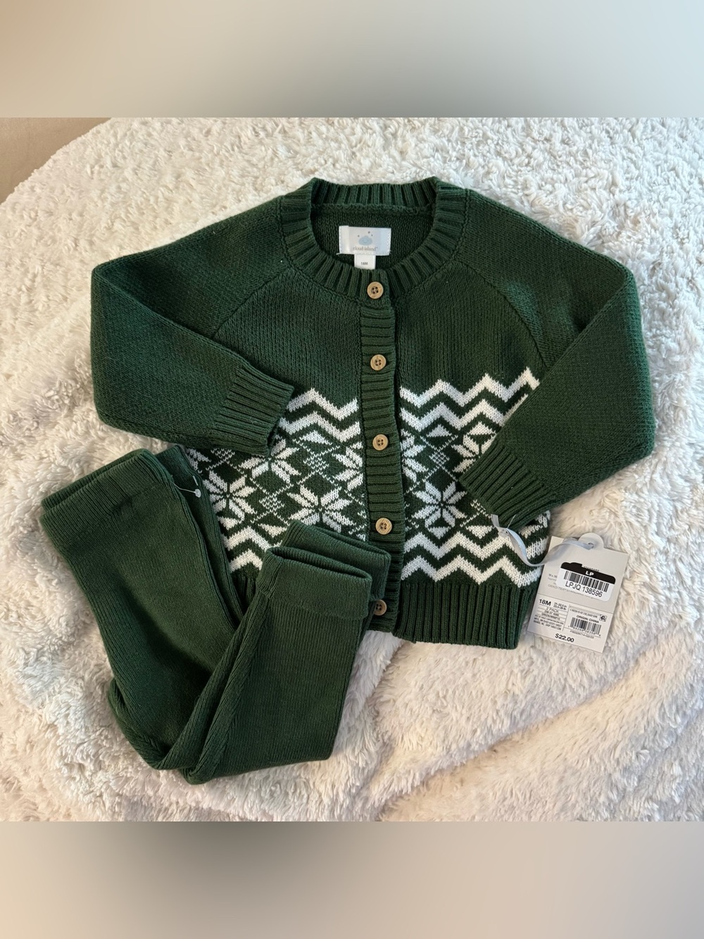 Cloud Island Snowflake Knit Set